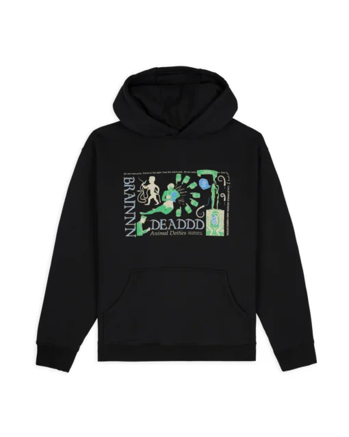 ANIMAL DEITIES HOODIE - BLACK