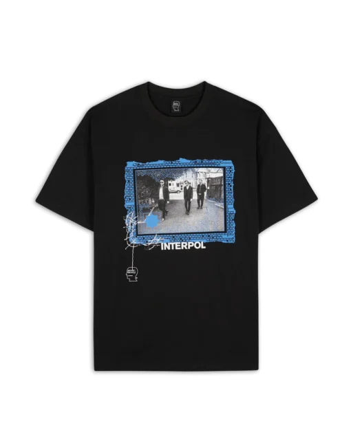 BRAIN DEAD X INTERPOL ATIBA JEFFERSON PHOTO #2 T-SHIRT - BLACK