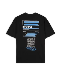 BRAIN DEAD X INTERPOL ATIBA JEFFERSON PHOTO #2 T-SHIRT - BLACK