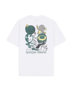 BRAIN DEAD X INVINCIBLE APOCALYPSE T-SHIRT - WHITE