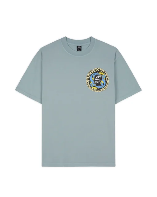 BRAIN DEAD X JEFF GOLDBLUM CA TOUR T-SHIRT - WASHED BLUE GREY