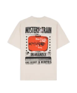 BRAIN DEAD X JIM JARMUSCH MYSTERY TRAIN T-SHIRT - NATURAL