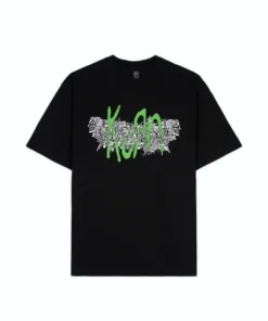 BRAIN DEAD X KORN TOTAL MUTATION T-SHIRT - BLACK