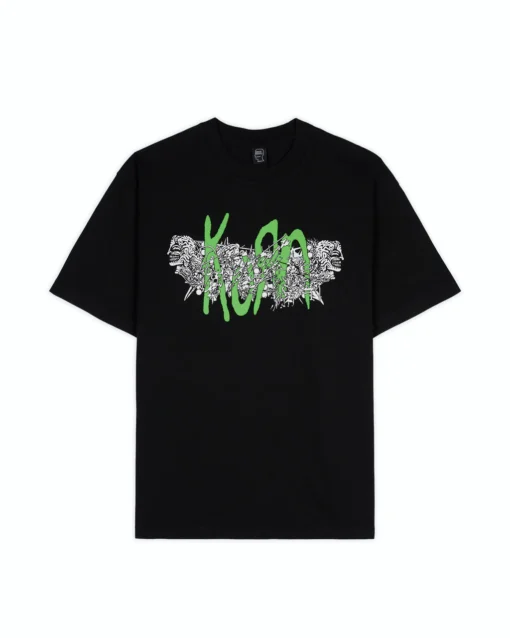 BRAIN DEAD X KORN TOTAL MUTATION T-SHIRT - BLACK