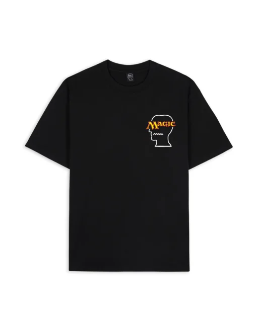 BRAIN DEAD X MAGIC_ THE GATHERING LOGO TEE - BLACK