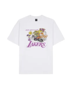 BRAIN DEAD X NBA LOS ANGELES LAKERS T-SHIRT - WHITE