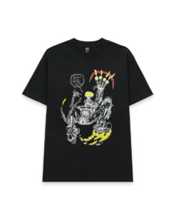 BRAIN DEAD X THEM MASTERS OF FLOW T-SHIRT - BLACK