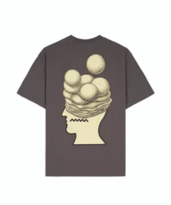 BRAIN GROWTH T-SHIRT - CONCRETE