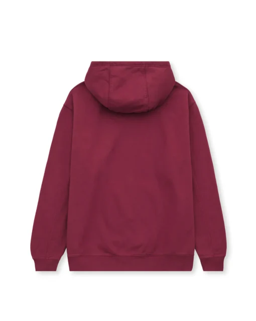 COLLEGIATE ZIP UP HOODIE - MAROON