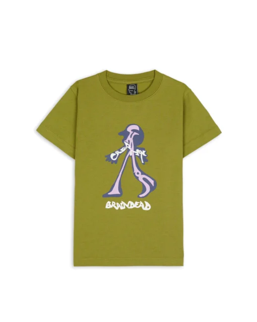 CREEPER KIDS T-SHIRT - MOSS