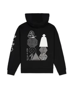 ELECTRONIQUE HOODIE - BLACK