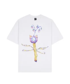 GASPAR TWIG T-SHIRT - WHITE