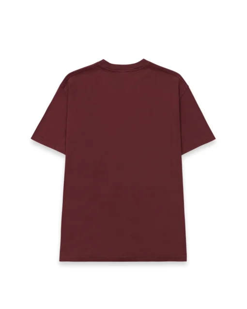 LEOMI SADLER SEMI T-SHIRT - MAROON