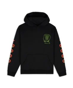 LIZARD COWBOY HOODIE - BLACK