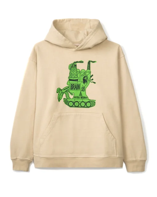 MEDIA WORKS HOODIE - NATURAL