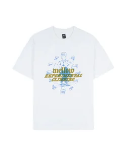 MELLOW CLIMBING EXPERIMENTAL T-SHIRT - WHITE