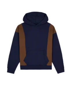 MENDOZA CROPPED HOODIE - NAVY