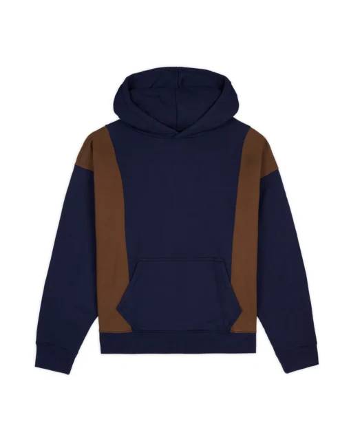 MENDOZA CROPPED HOODIE - NAVY