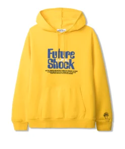 MEN'S SPACY LONG SLEEVE HOODED SWEATSHIRT A.P.C. X BRAIN DEAD - YELLOW