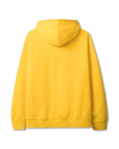 MEN'S SPACY LONG SLEEVE HOODED SWEATSHIRT A.P.C. X BRAIN DEAD - YELLOW