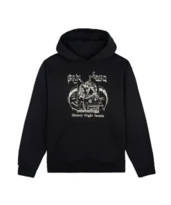 NIGHT FACADE HOODIE - BLACK