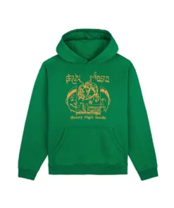 NIGHT FACADE HOODIE - GREEN