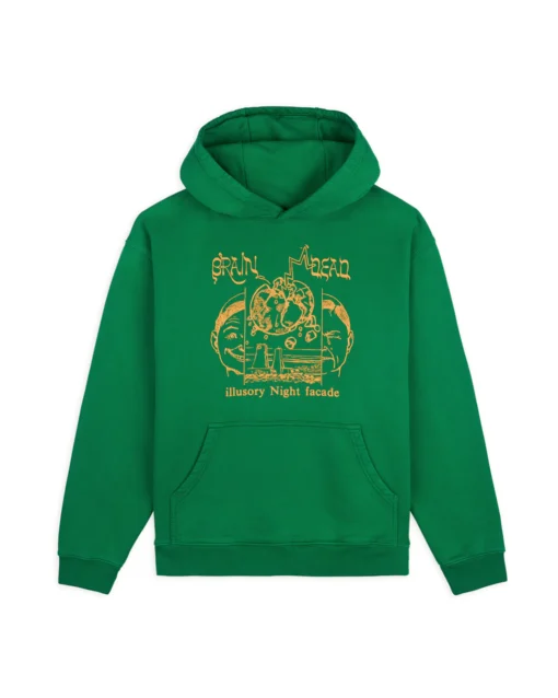 NIGHT FACADE HOODIE - GREEN