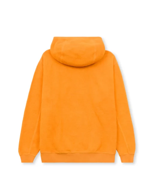 ODD FRIENDS REVERSE FLEECE HOODIE - TANGERINE