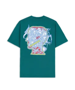 PSYCHOSIS T-SHIRT - FOREST GREEN