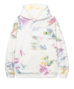 SHOUT PVC PATCH HOODED SWEATSHIRT - DRY PIGMENT DYE