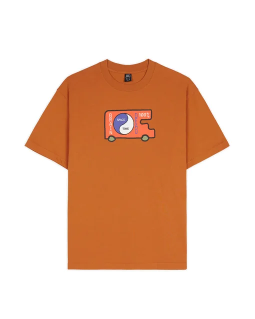 SPACE_TIME T-SHIRT - NUTMEG