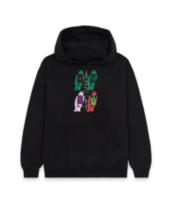 THROWING HANDS HOODIE - BLACK