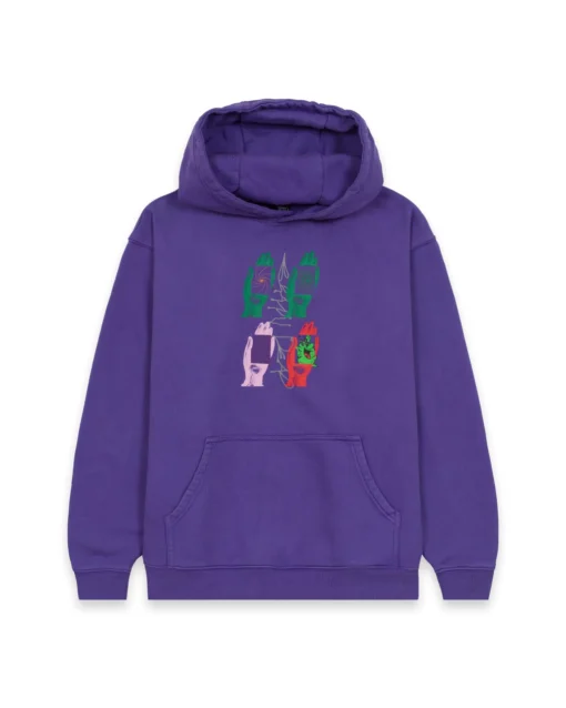 THROWING HANDS HOODIE - PURPLE