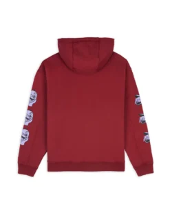 TOAD LICKER HOODED SWEATSHIRT - BURGUNDY