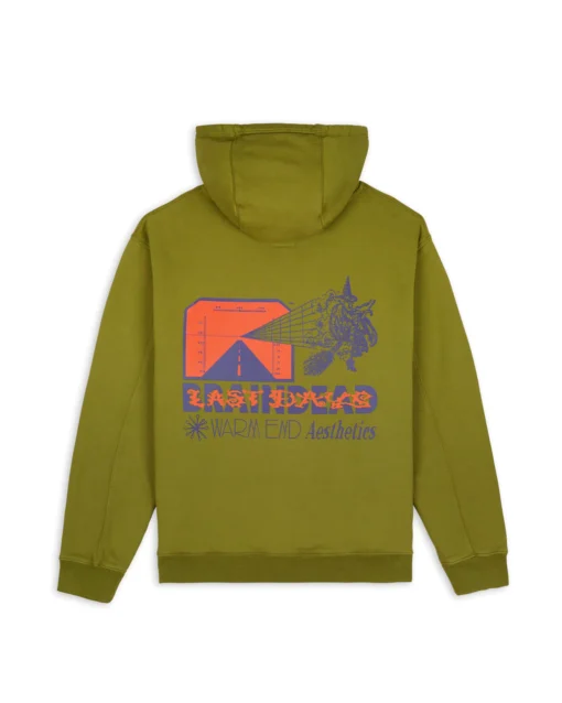 WARN END AESTHETICS HOODIE - MOSS