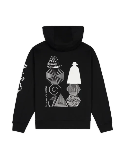 ELECTRONIQUE HOODIE - BLACK