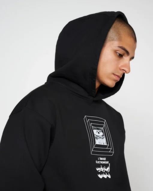 ELECTRONIQUE HOODIE - BLACK