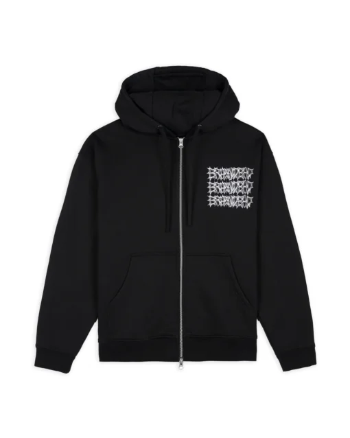 JIBLETS ZIP UP HOODED - BLACK