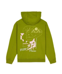 PLAYING WITH FIRE HOODIE - OLIVE