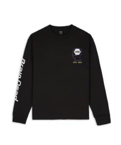 BRAIN DEAD X DJ RASHAD DOUBLE CUP LONG SLEEVE T-SHIRT - BLACK